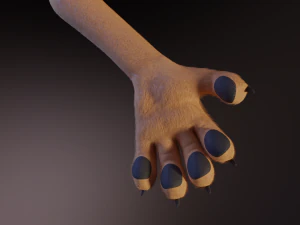 Nicole Anthro Lioness 3D Model