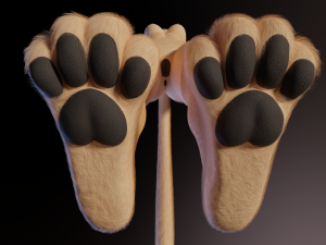 Nicole Anthro Lioness 3D Model