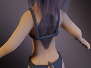 Nicole Anthro Lioness 3D Model