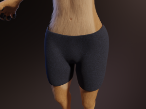 Nicole Anthro Lioness 3D Model