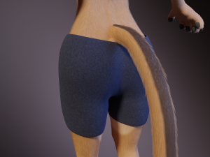 Nicole Anthro Lioness 3D Model