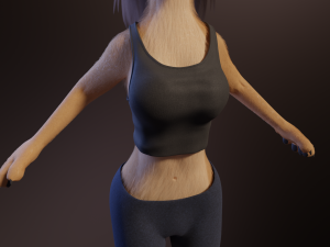 Nicole Anthro Lioness 3D Model