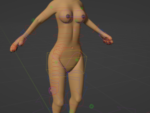 Nicole Anthro Lioness 3D Model