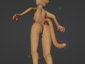Nicole Anthro Lioness 3D Model
