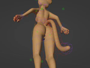 Nicole Anthro Lioness 3D Model