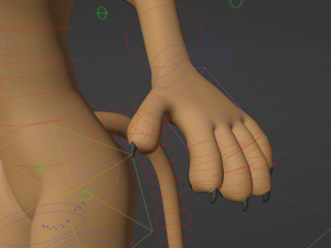 Nicole Anthro Lioness 3D Model
