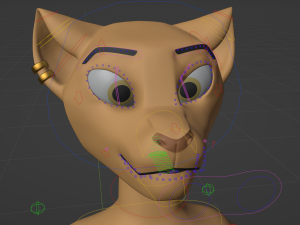 Nicole Anthro Lioness 3D Model