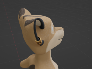 Nicole Anthro Lioness 3D Model