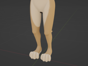 Nicole Anthro Lioness 3D Model