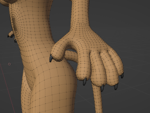Nicole Anthro Lioness 3D Model