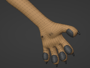 Nicole Anthro Lioness 3D Model