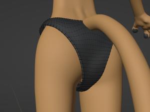 Nicole Anthro Lioness 3D Model