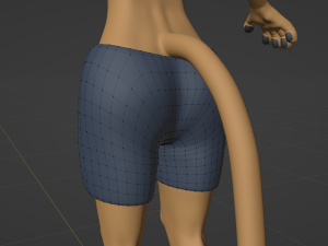Nicole Anthro Lioness 3D Model