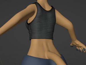Nicole Anthro Lioness 3D Model