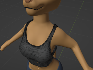 Nicole Anthro Lioness 3D Model