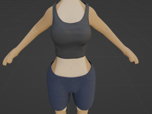 Nicole Anthro Lioness 3D Model
