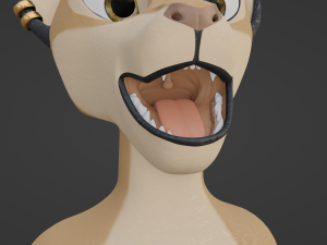 Nicole Anthro Lioness 3D Model
