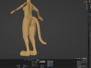 Nicole Anthro Lioness 3D Model