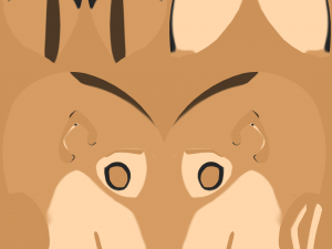 Nicole Anthro Lioness 3D Model