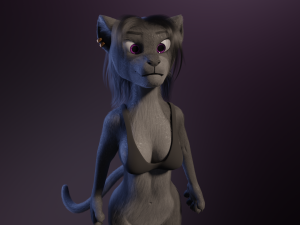 Faye Anthro Panther 3Dモデル