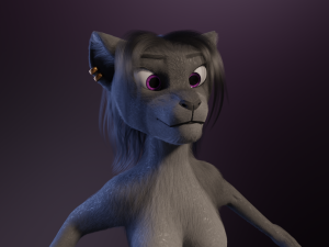 Faye Anthro Panther 3Dモデル