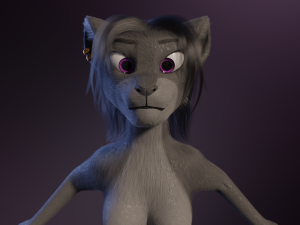Faye Anthro Panther 3Dモデル