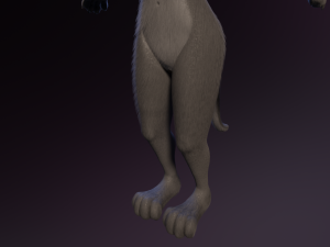 Faye Anthro Panther 3Dモデル