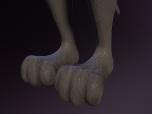 Faye Anthro Panther 3Dモデル