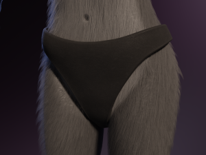 Faye Anthro Panther 3Dモデル