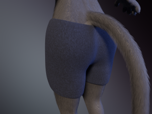 Faye Anthro Panther 3Dモデル