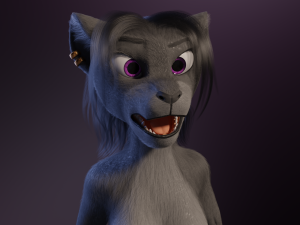 Faye Anthro Panther 3Dモデル