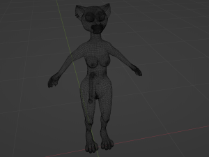 Faye Anthro Panther 3Dモデル