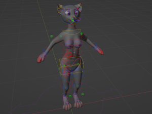 Faye Anthro Panther 3Dモデル
