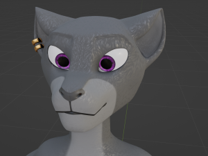 Faye Anthro Panther 3Dモデル