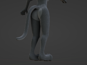 Faye Anthro Panther 3Dモデル