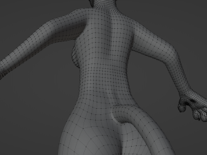 Faye Anthro Panther 3Dモデル