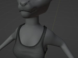 Faye Anthro Panther 3Dモデル