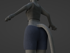 Faye Anthro Panther 3Dモデル