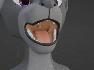 Faye Anthro Panther 3Dモデル