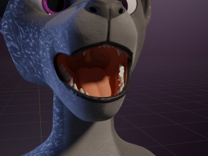 Faye Anthro Panther 3Dモデル