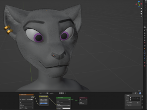 Faye Anthro Panther 3Dモデル