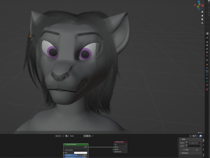 Faye Anthro Panther 3Dモデル