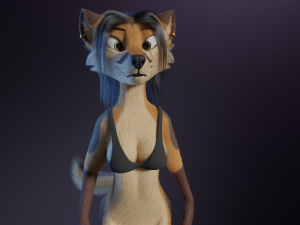 Naomi Anthro Fox 3D 模型