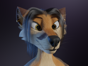 Naomi Anthro Fox 3D 模型