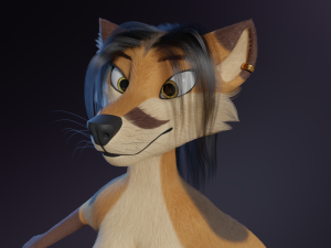 Naomi Anthro Fox 3D 模型