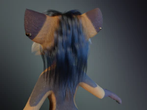 Naomi Anthro Fox 3D Model