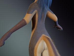 Naomi Anthro Fox 3D 模型