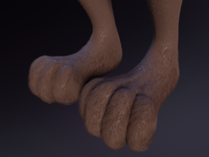 Naomi Anthro Fox 3D 模型