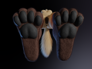 Naomi Anthro Fox 3D 模型