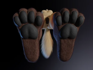 Naomi Anthro Fox 3D Model